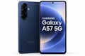 Samsung Galaxy A57 5G Azul Navy, vista frontal y posterior